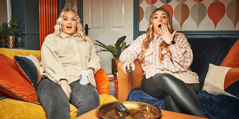 Ellie and Izzi from Channel Fours Gogglebox.