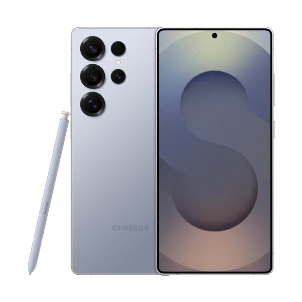 Samsung Galaxy S25 Ultra front and rear